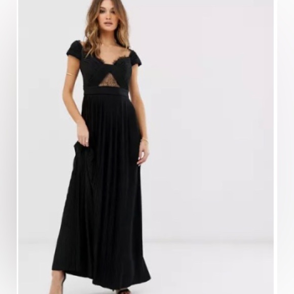 Black formal ASOS dress